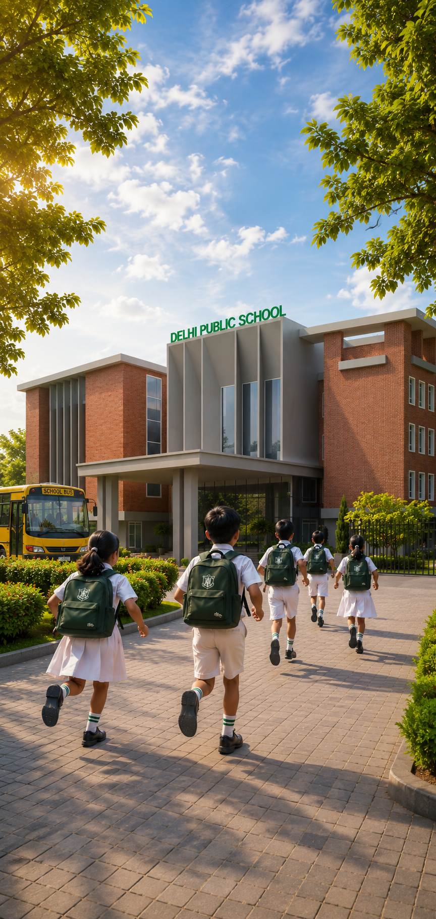 Delhi Public School SPR Gurugram campus view for mobile